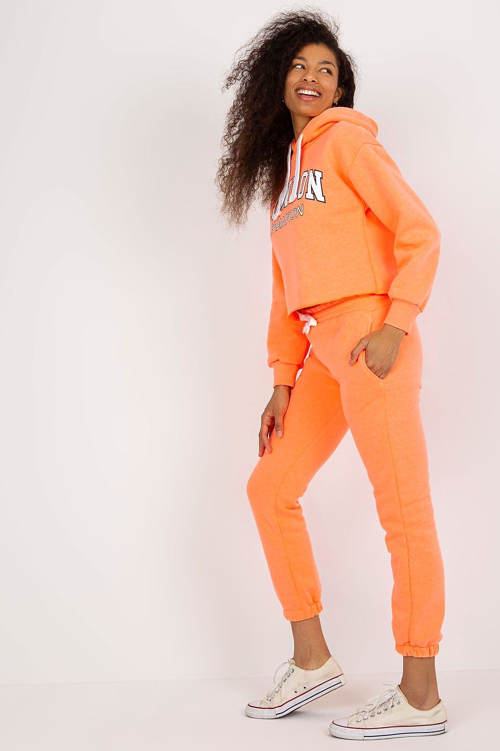 Ex Moda Casual Tracksuit Set - Cotton Blend Hoodie & Pants, EU 0, Modern Urban Style
