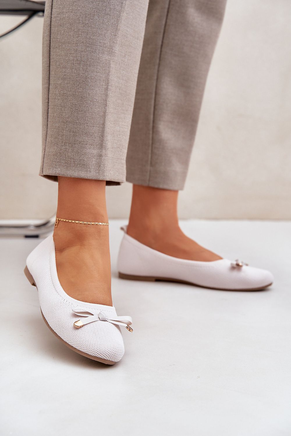 Step In Style Women's Ballet Flats - Elegant Mesh Design with Eco-Leather Insole, EU 36-41
