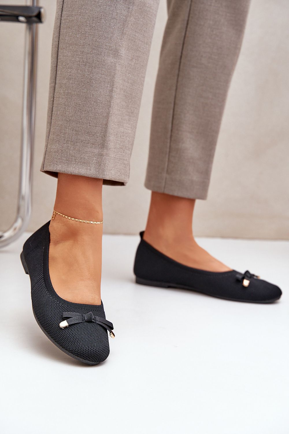Step In Style Women's Ballet Flats - Elegant Mesh Design with Eco-Leather Insole, EU 36-41