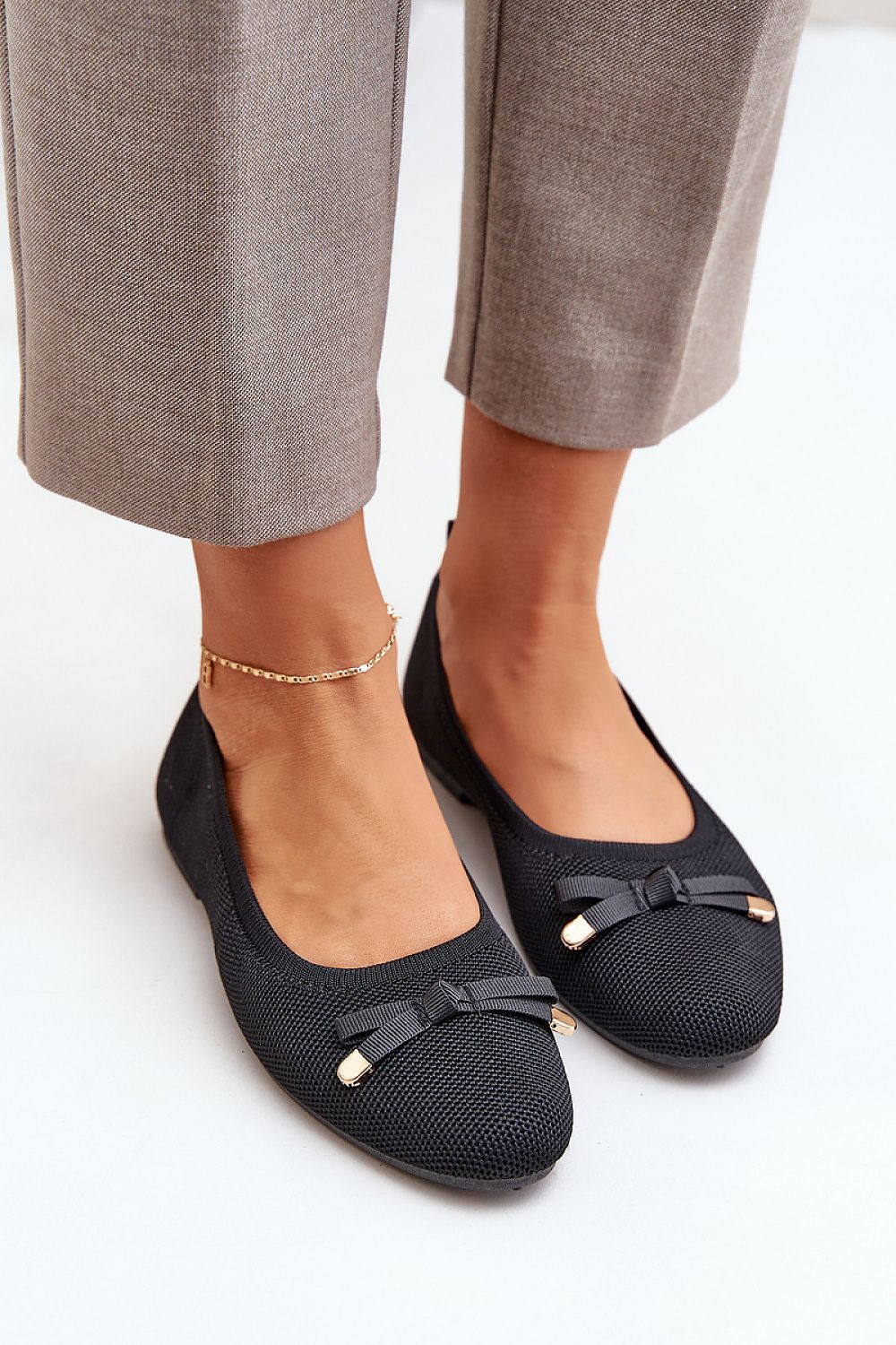 Step In Style Women's Ballet Flats - Elegant Mesh Design with Eco-Leather Insole, EU 36-41