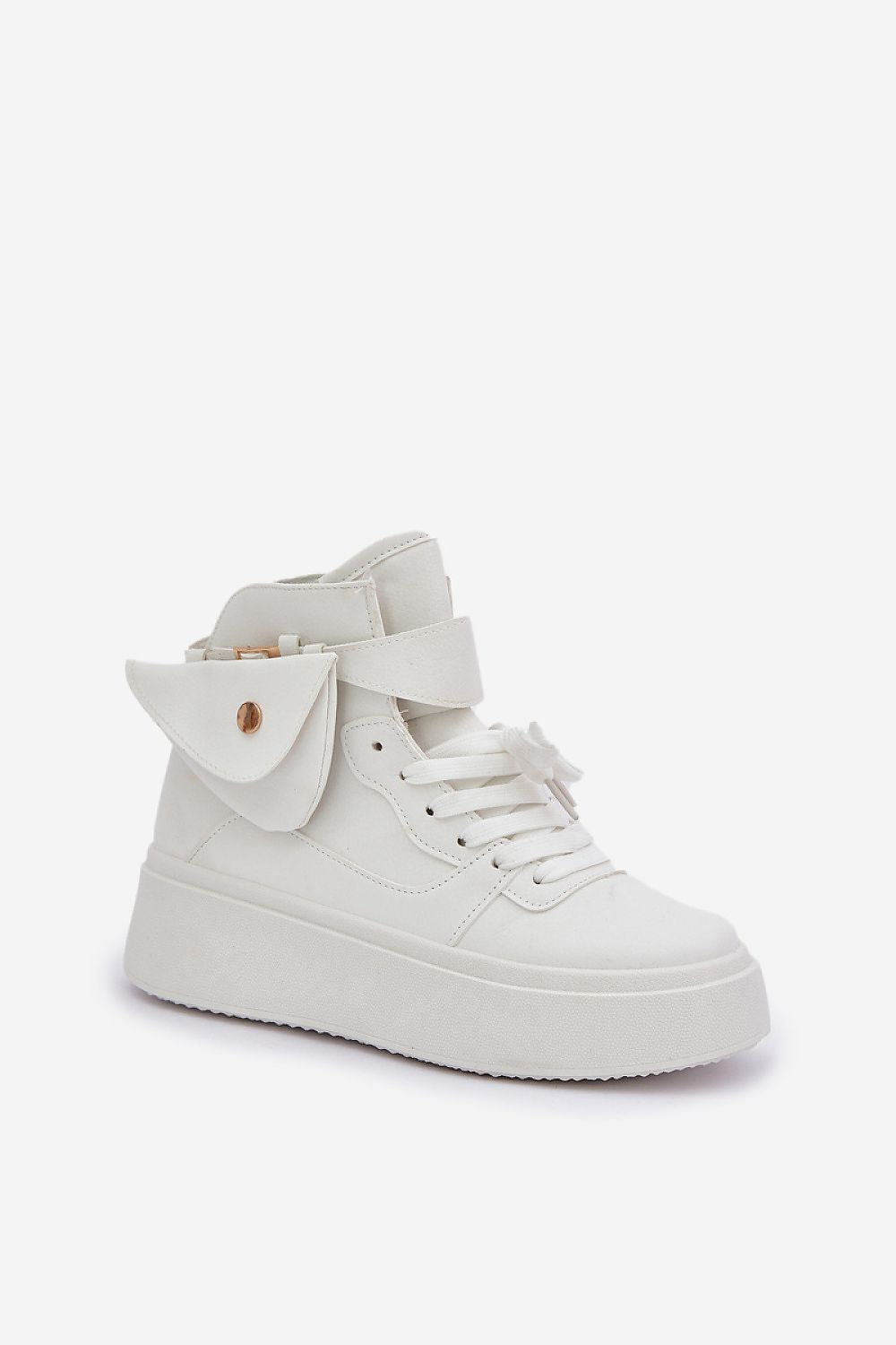 Luxury Eco Leather Women's Sneakers with Detachable Pouch | EU Sizes 36-41 by Step In Style