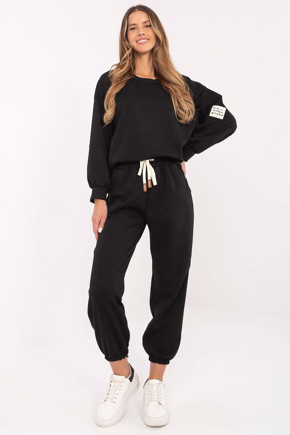 Italy Moda Women's Casual Tracksuit Set EU Size 0 - Soft Viscose, Cotton, Elastane Blend, Stylish Comfort