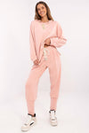Italy Moda Women's High Waist Tracksuit Trousers, Size EU 0, Comfort Fit with Pockets