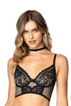 Estelle Black Lace Corset with Adjustable Straps, Sizes EU 65B-90B, Elegant and Seductive Design