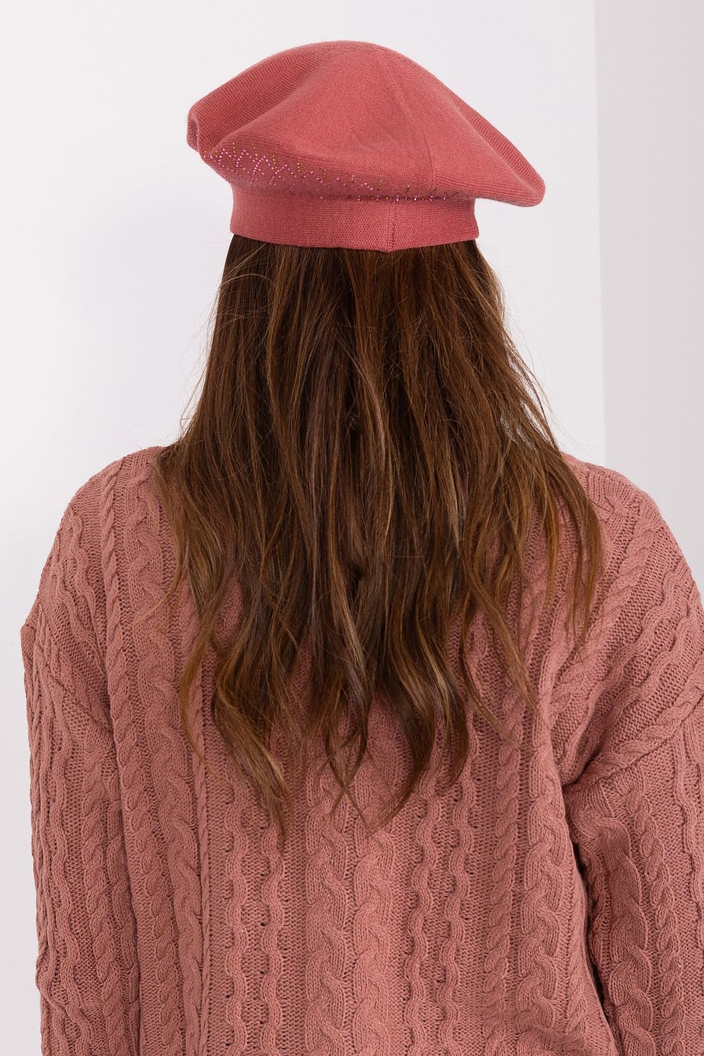 Elegant Shiny Beret Hat for Women – Soft Acrylic, Cotton & Cashmere Blend, Stylish Accessory