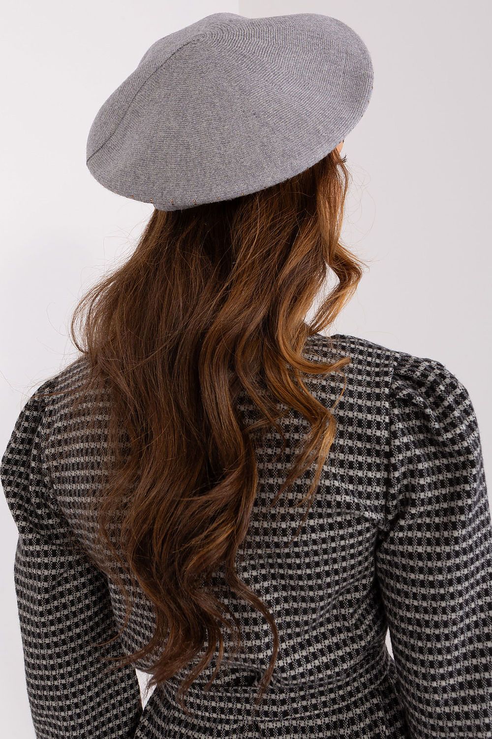 Elegant Shiny Beret Hat for Women – Soft Acrylic, Cotton & Cashmere Blend, Stylish Accessory
