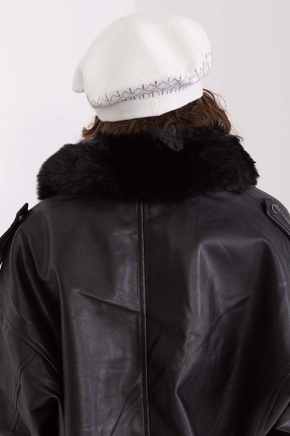 Elegant Shiny Beret Hat for Women – Soft Acrylic, Cotton & Cashmere Blend, Stylish Accessory