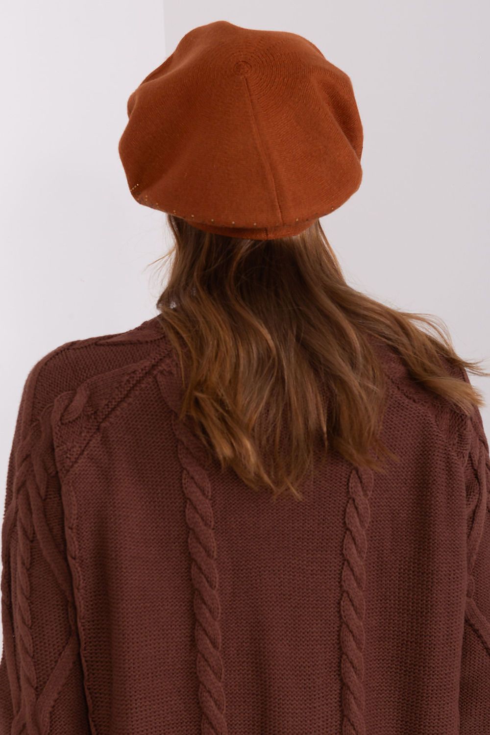 Elegant Shiny Beret Hat for Women – Soft Acrylic, Cotton & Cashmere Blend, Stylish Accessory