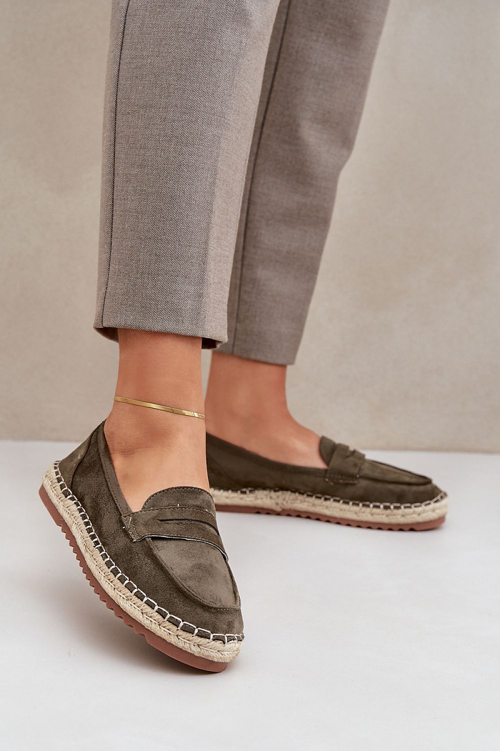 Luxury Women's Eco-Suede Espadrilles with Jute Detail, Size EU 36-41