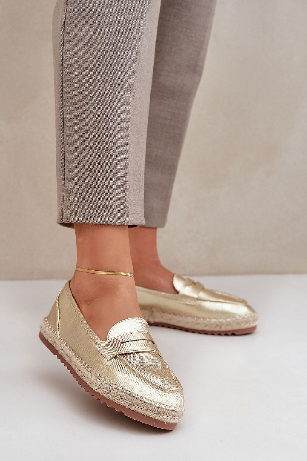 Luxury Women's Eco-Suede Espadrilles with Jute Detail, Size EU 36-41
