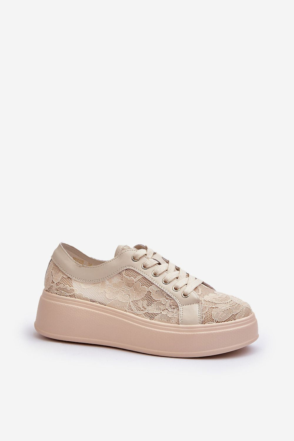 Elegant Women's Platform Sneakers By S.Barski, Lace Upper, Sizes EU 36-41, Ultimate Comfort