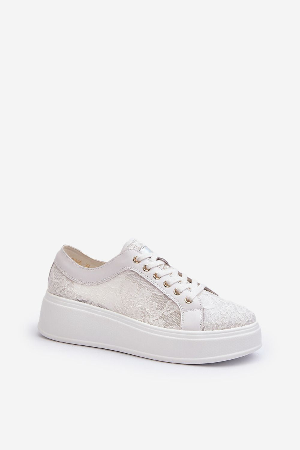 Elegant Women's Platform Sneakers By S.Barski, Lace Upper, Sizes EU 36-41, Ultimate Comfort