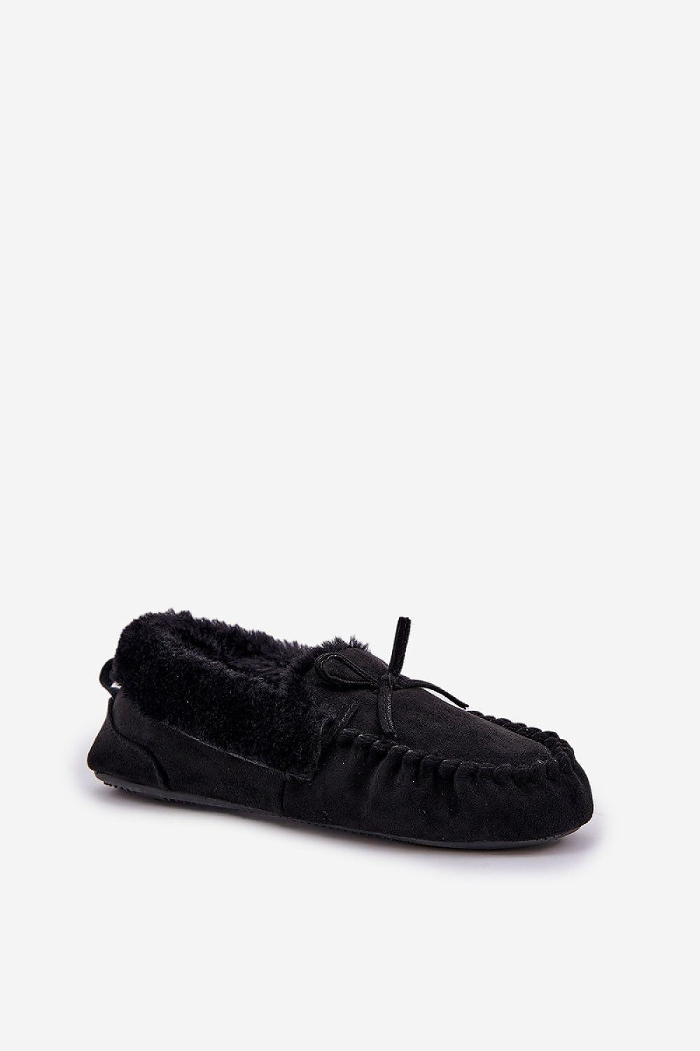 Luxury Eco Suede Moccasin Slippers with Fur-Lined Comfort | Sizes EU 36-41