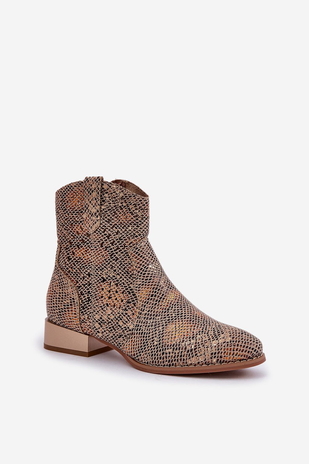 Elegant Jezzi Eco Leather Heel Boots with Comfort Footbed - Sizes EU 36-41