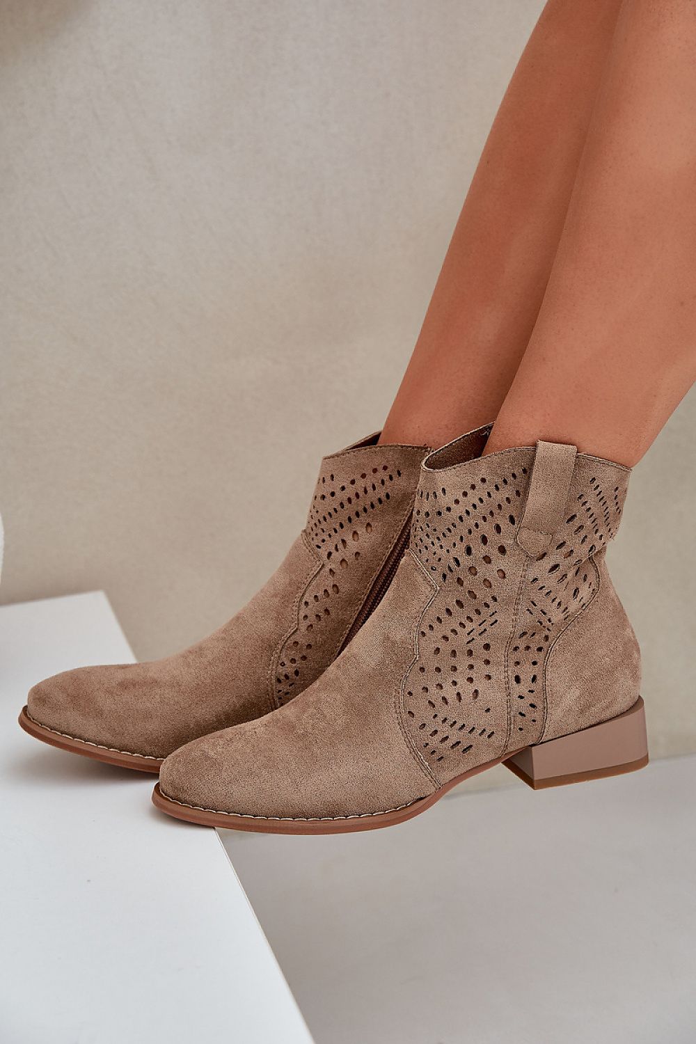 Elegant Jezzi Eco Leather Heel Boots with Comfort Footbed - Sizes EU 36-41