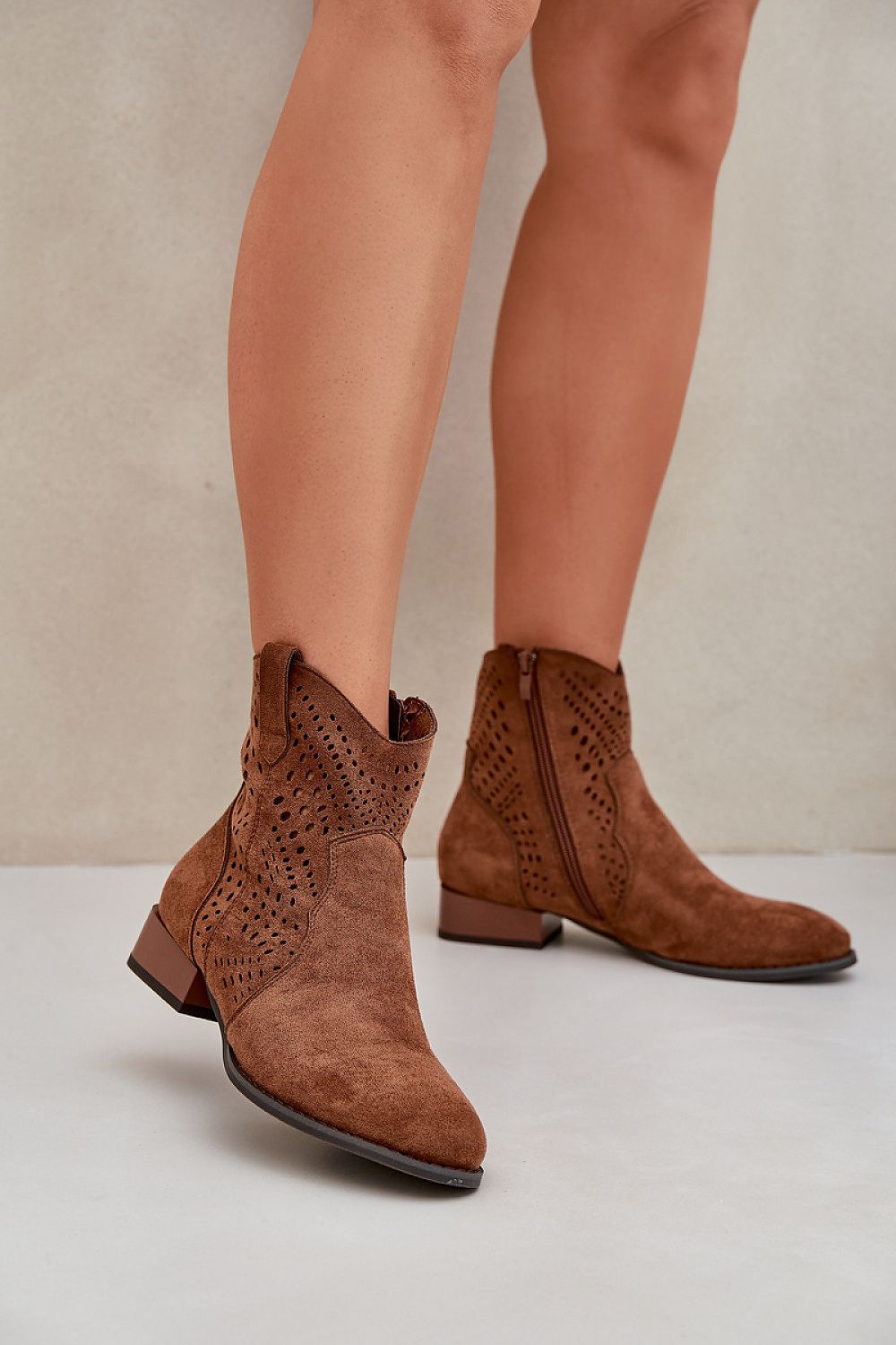 Elegant Jezzi Eco Leather Heel Boots with Comfort Footbed - Sizes EU 36-41