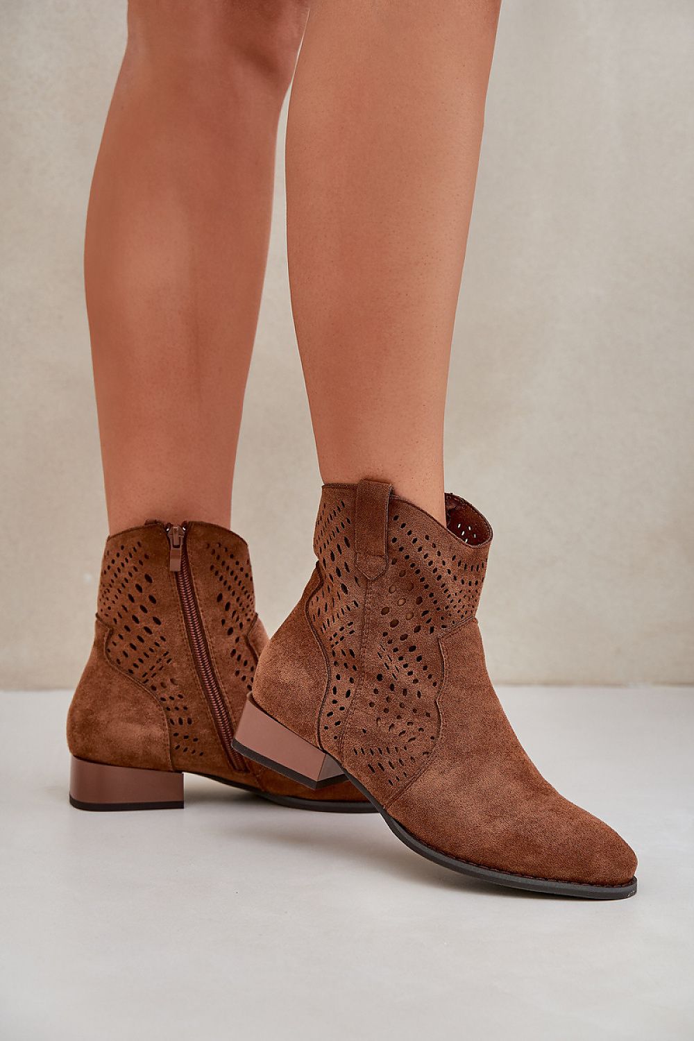 Elegant Jezzi Eco Leather Heel Boots with Comfort Footbed - Sizes EU 36-41