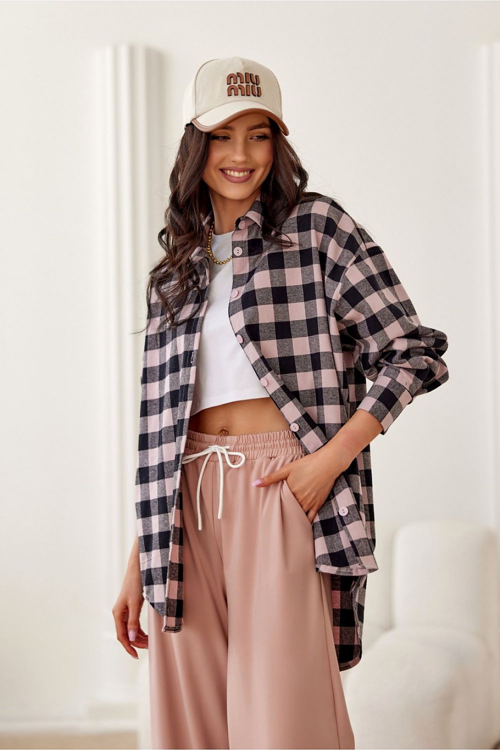 Roco Fashion Women's Long Sleeve Flannel Shirt | Sizes S/M & L/XL | Elegant Casual Style