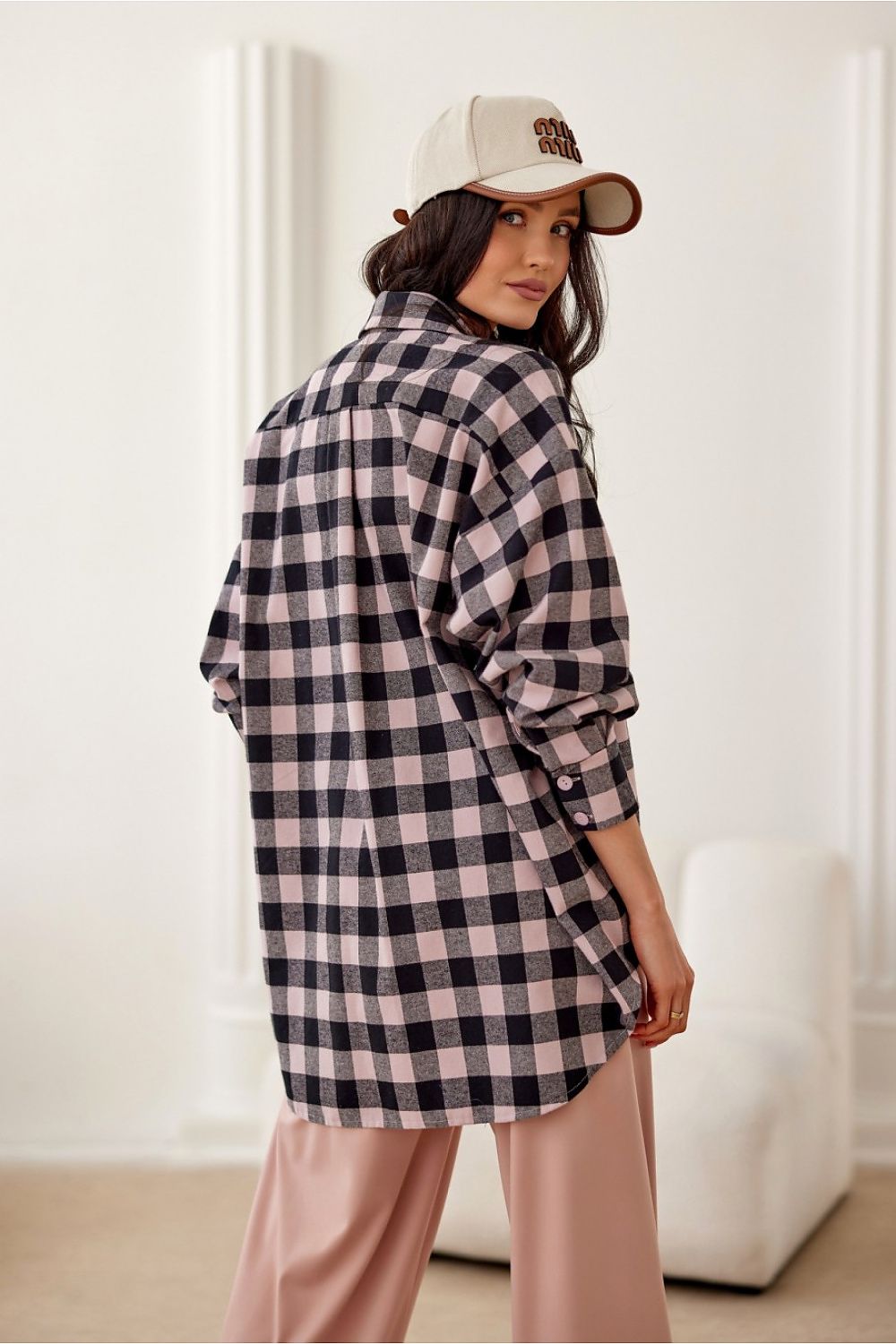 Roco Fashion Women's Long Sleeve Flannel Shirt | Sizes S/M & L/XL | Elegant Casual Style