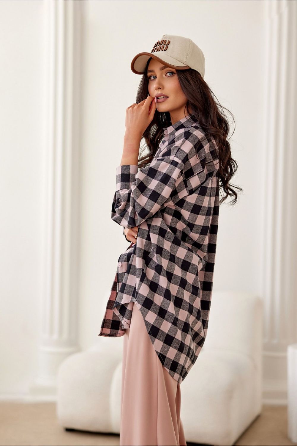 Roco Fashion Women's Long Sleeve Flannel Shirt | Sizes S/M & L/XL | Elegant Casual Style