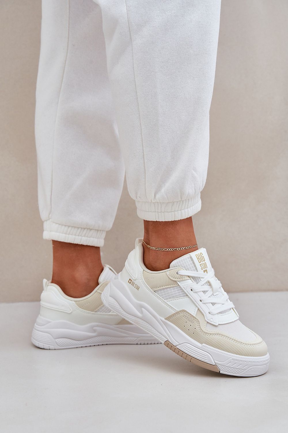 Big Star Women's Eco-Leather Sneakers Size EU 36-41 | Stylish & Comfortable Everyday Footwear