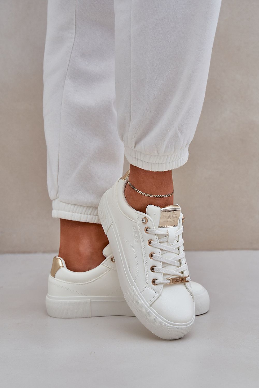 Big Star Women’s Luxury Sneakers - Stylish Artificial Leather, EU 36-41, Excellent Traction & Cushioning