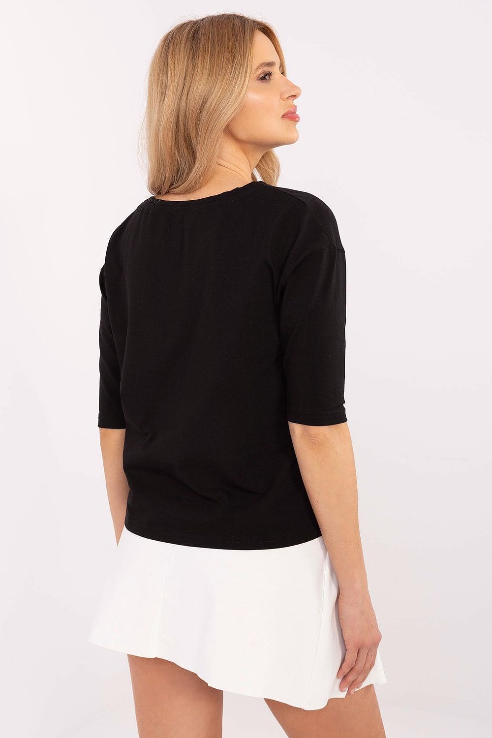Casual Cotton Blouse With 3/4 Sleeves & Prints | Sizes S, M, L, XL