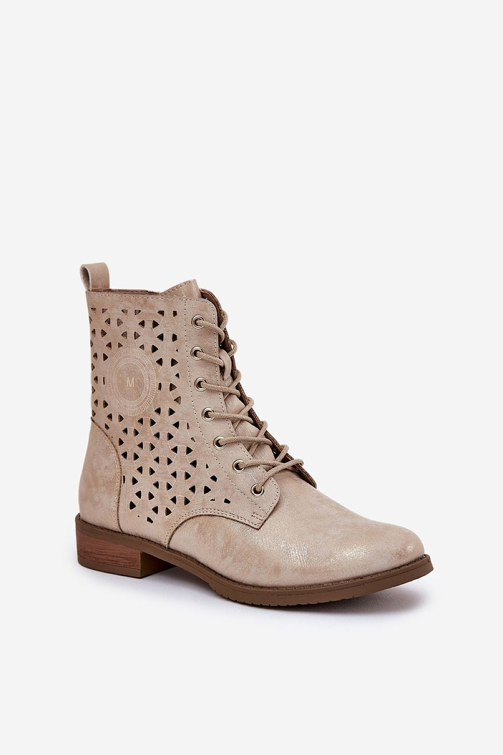 Jezzi Women's Elegant Eco Leather Ankle Boots With Rounded Toes, Zipper & Flat Heel, Sizes EU 36-41