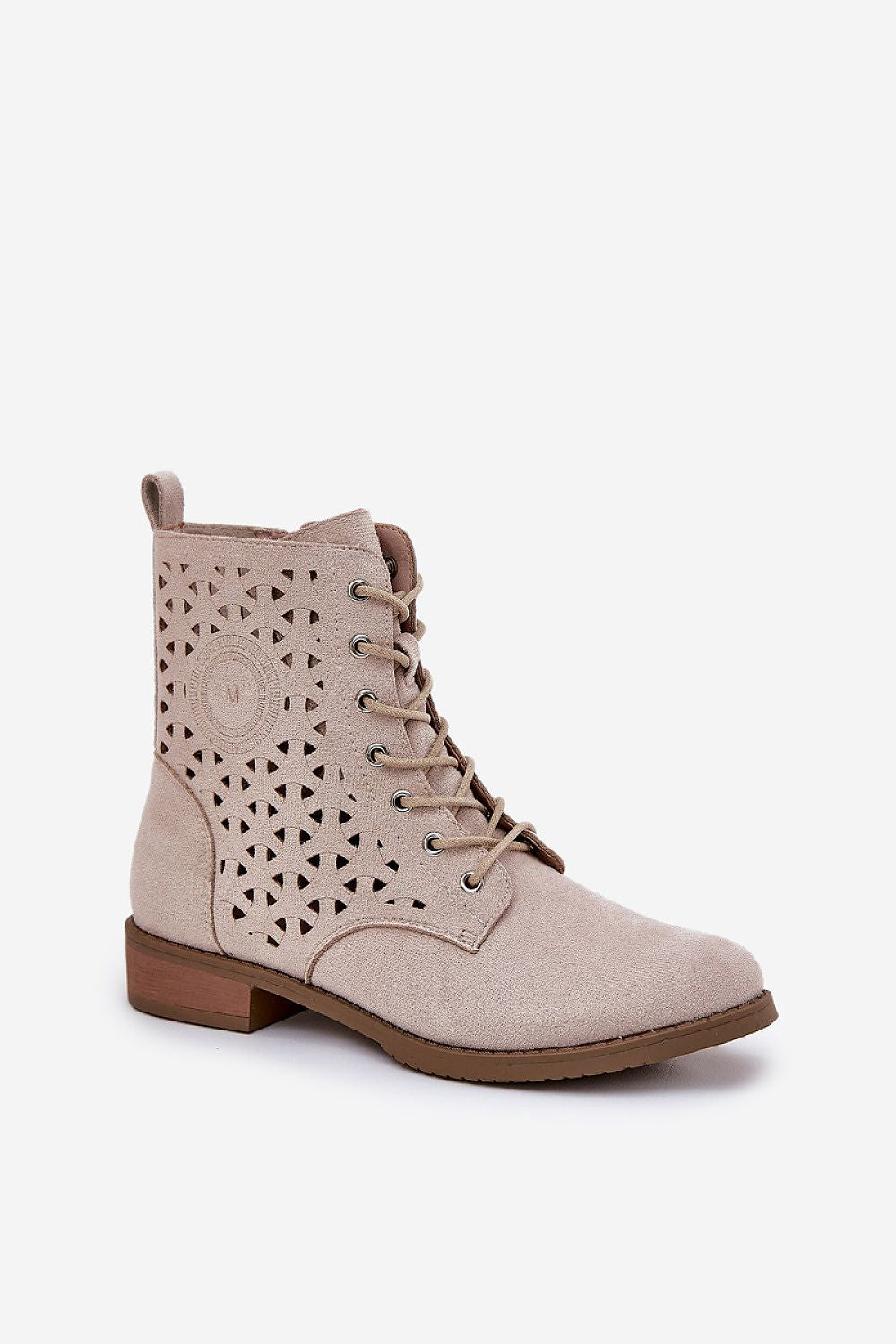 Jezzi Women's Elegant Eco Leather Ankle Boots With Rounded Toes, Zipper & Flat Heel, Sizes EU 36-41