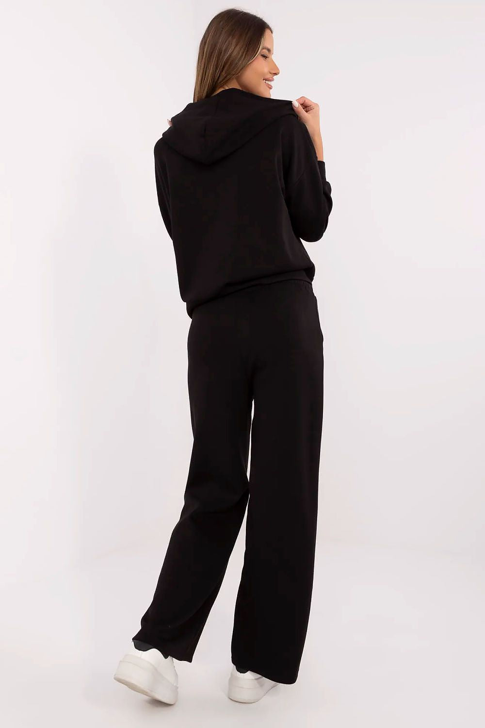 Luxury Women's Tracksuit Set - Zippered Hoodie and High-Waisted Pants, EU Sizes 0-2
