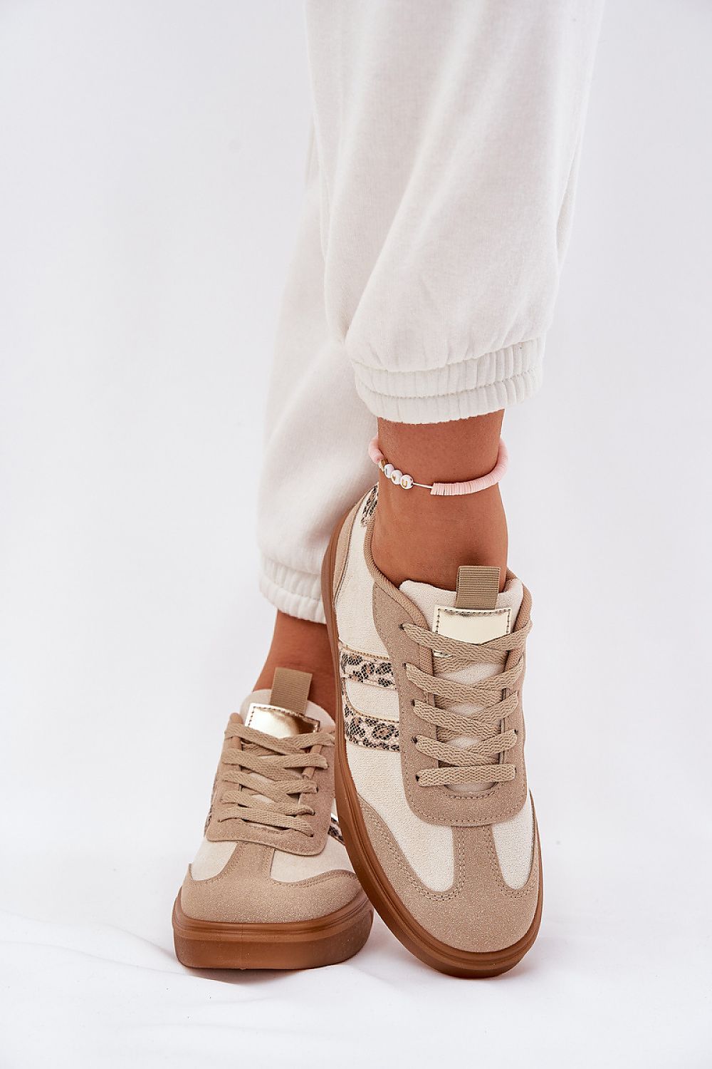 Eco-Friendly Women's Low-Top Sneakers in Sizes EU 36-41 with Comfortable Foam Insoles