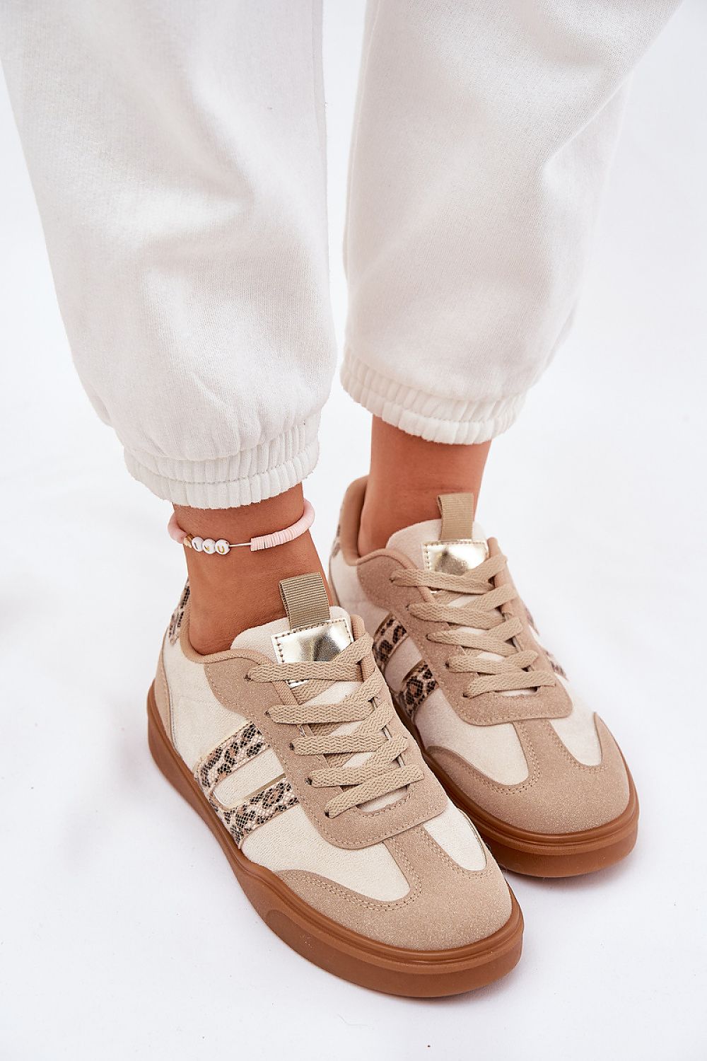 Eco-Friendly Women's Low-Top Sneakers in Sizes EU 36-41 with Comfortable Foam Insoles