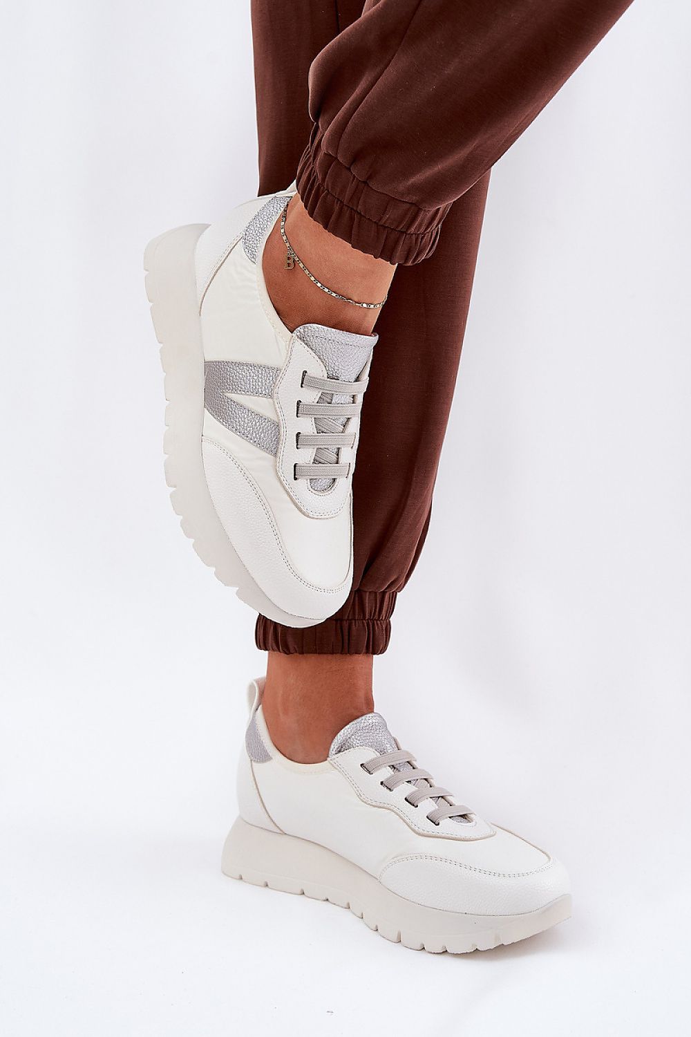 Elegant Vinceza Sport Shoes in Eco-Leather & Fabric | Sizes EU 36-41 | Comfortable Platform Design