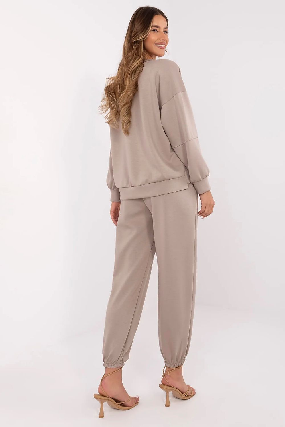 Italy Moda Women's Casual Tracksuit Set EU Size 0 - Soft Viscose, Cotton, Elastane Blend, Stylish Comfort