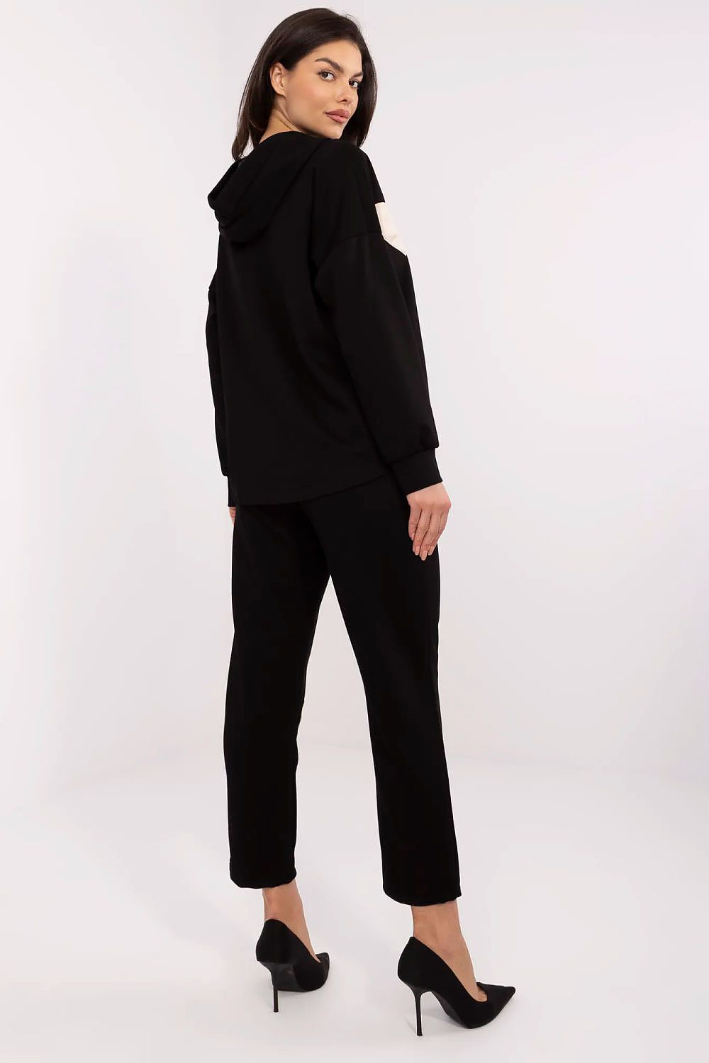 Italy Moda Women's Casual Tracksuit Set Size EU 0 - Soft Viscose Blend with Heart Patches