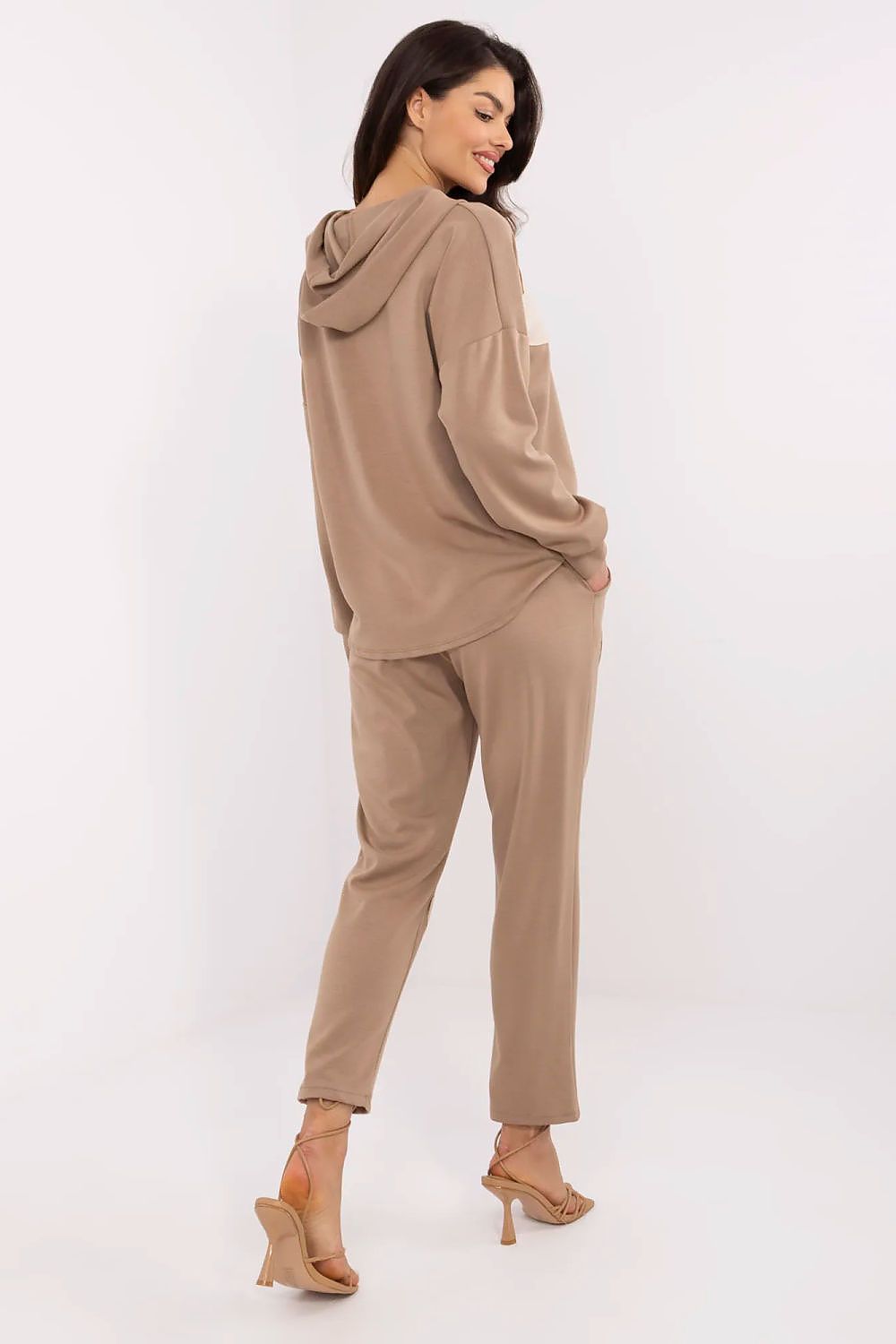 Italy Moda Women's Casual Tracksuit Set Size EU 0 - Soft Viscose Blend with Heart Patches
