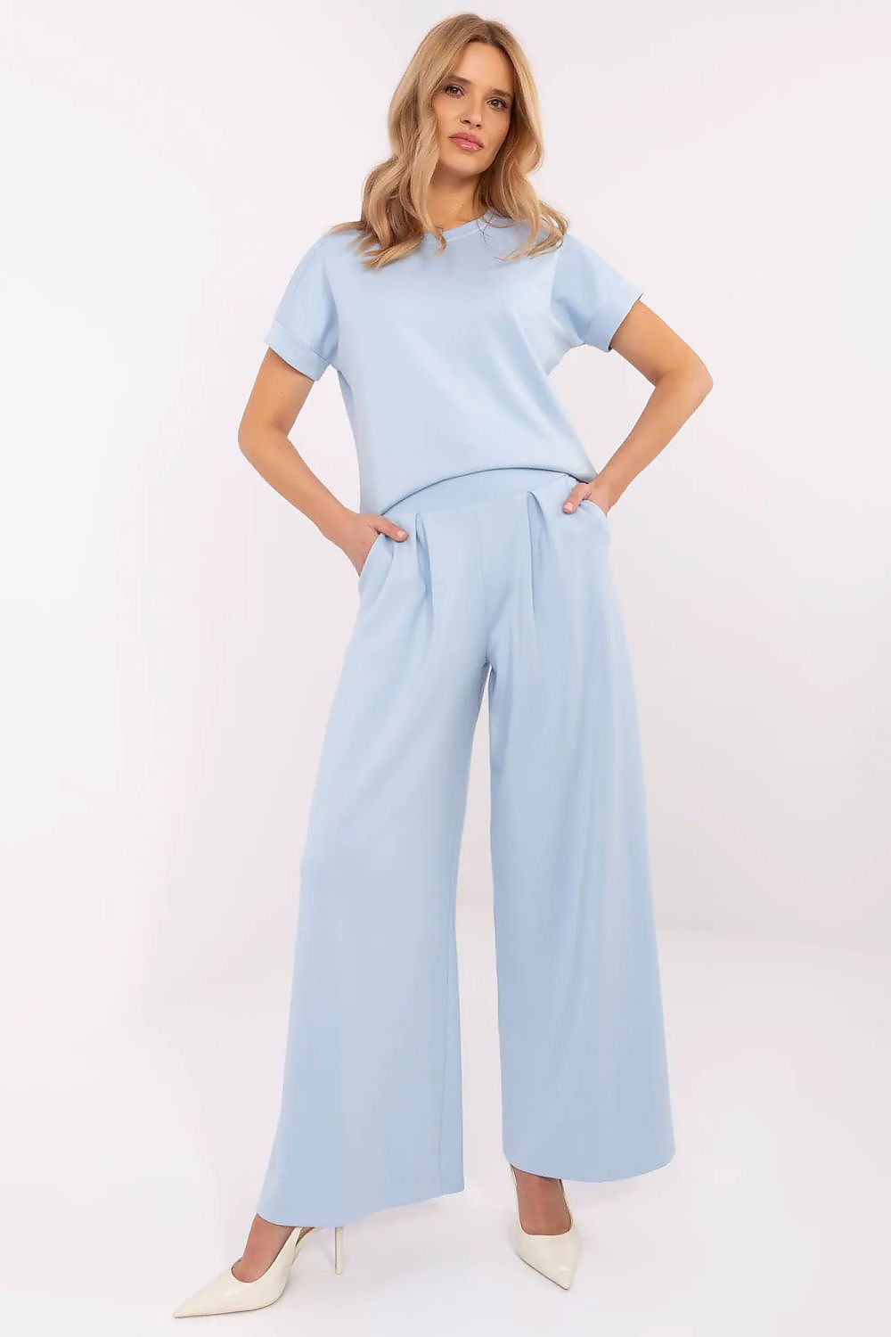 Elegant palazzo-style tracksuit trousers in sizes eu 0-4 ...