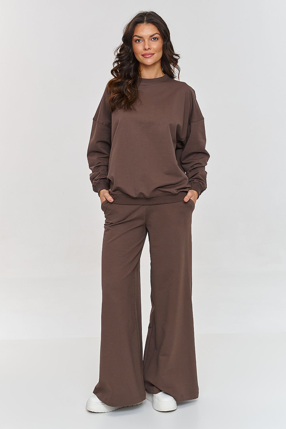 Luxury women's makadamia oversized tracksuit set - eu 36-...