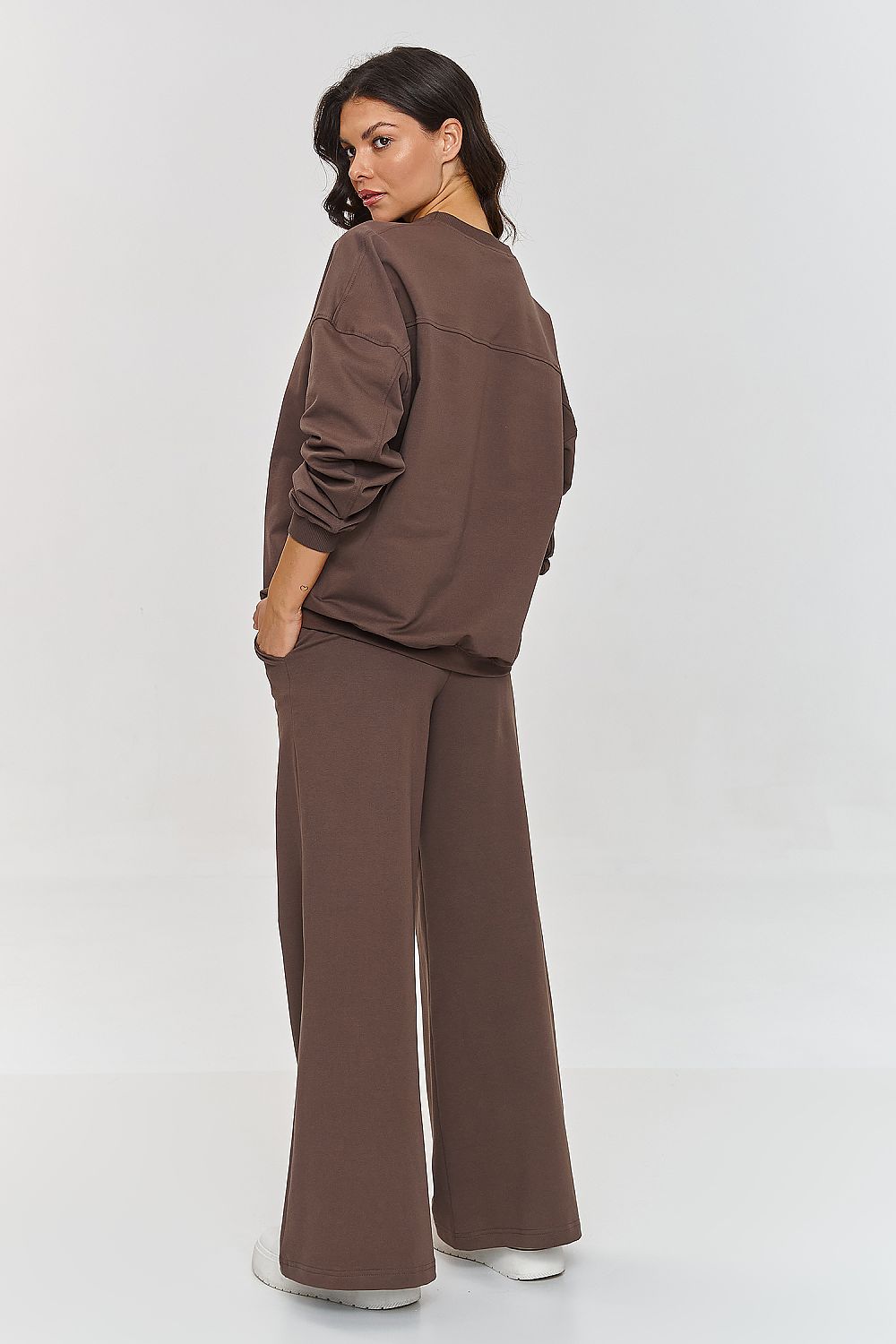 Luxury women's makadamia oversized tracksuit set - eu 36-...