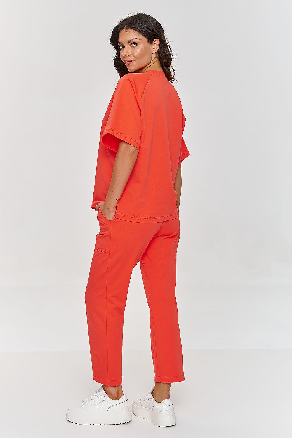 Makadamia comfort tracksuit set - loose blouse & classic ...