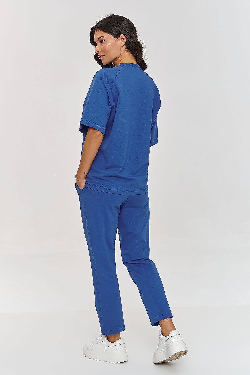 Makadamia comfort tracksuit set - loose blouse & classic ...