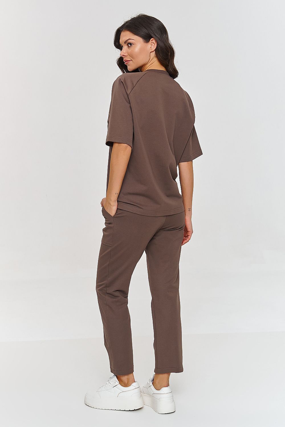 Makadamia comfort tracksuit set - loose blouse & classic ...