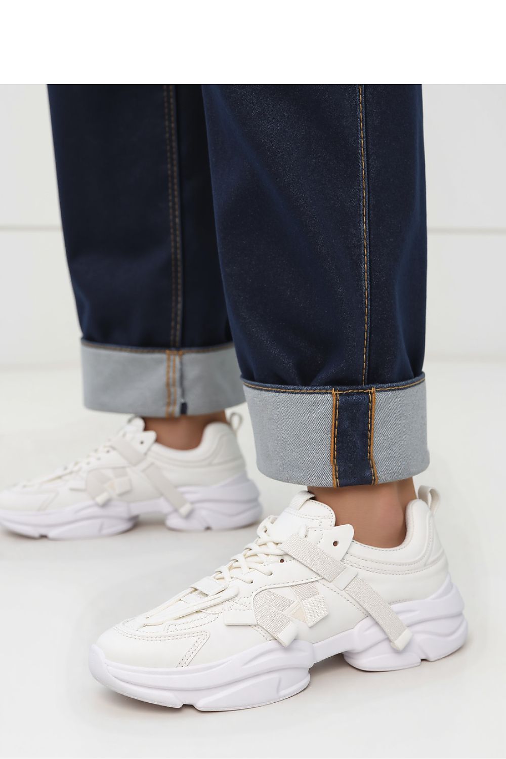 Inello Titan White Platform Sneakers for Women - Futuristic Minimalist Style in Sizes 36-41