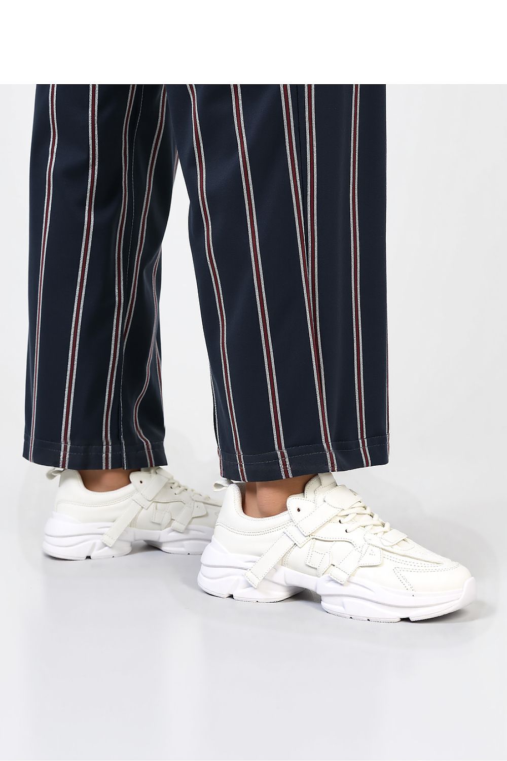Inello Titan White Platform Sneakers for Women - Futuristic Minimalist Style in Sizes 36-41