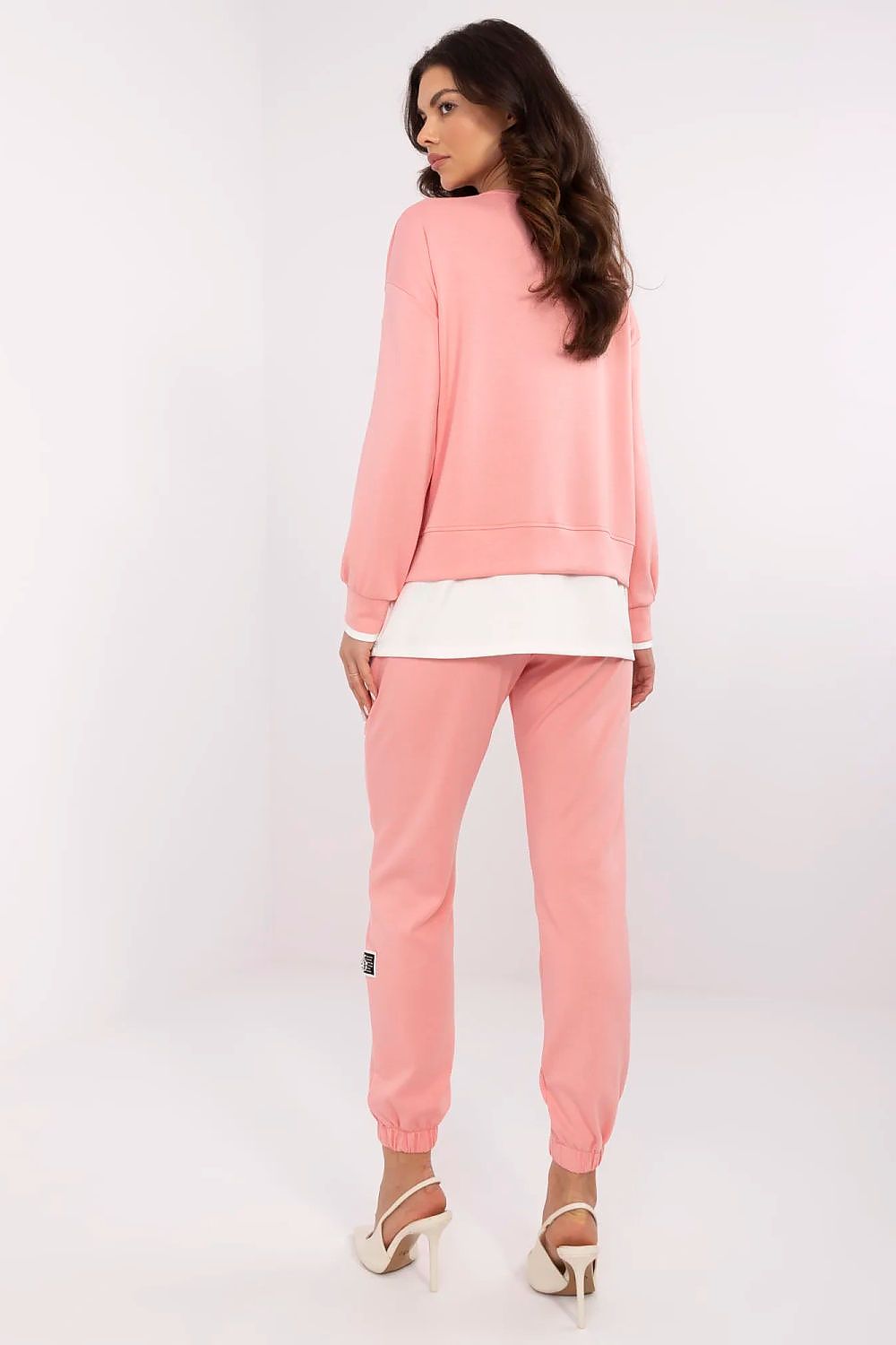 Luxury Women's Casual Tracksuit Set, High-Waisted Pants & Long-Sleeve Sweatshirt in EU Sizes 0-4