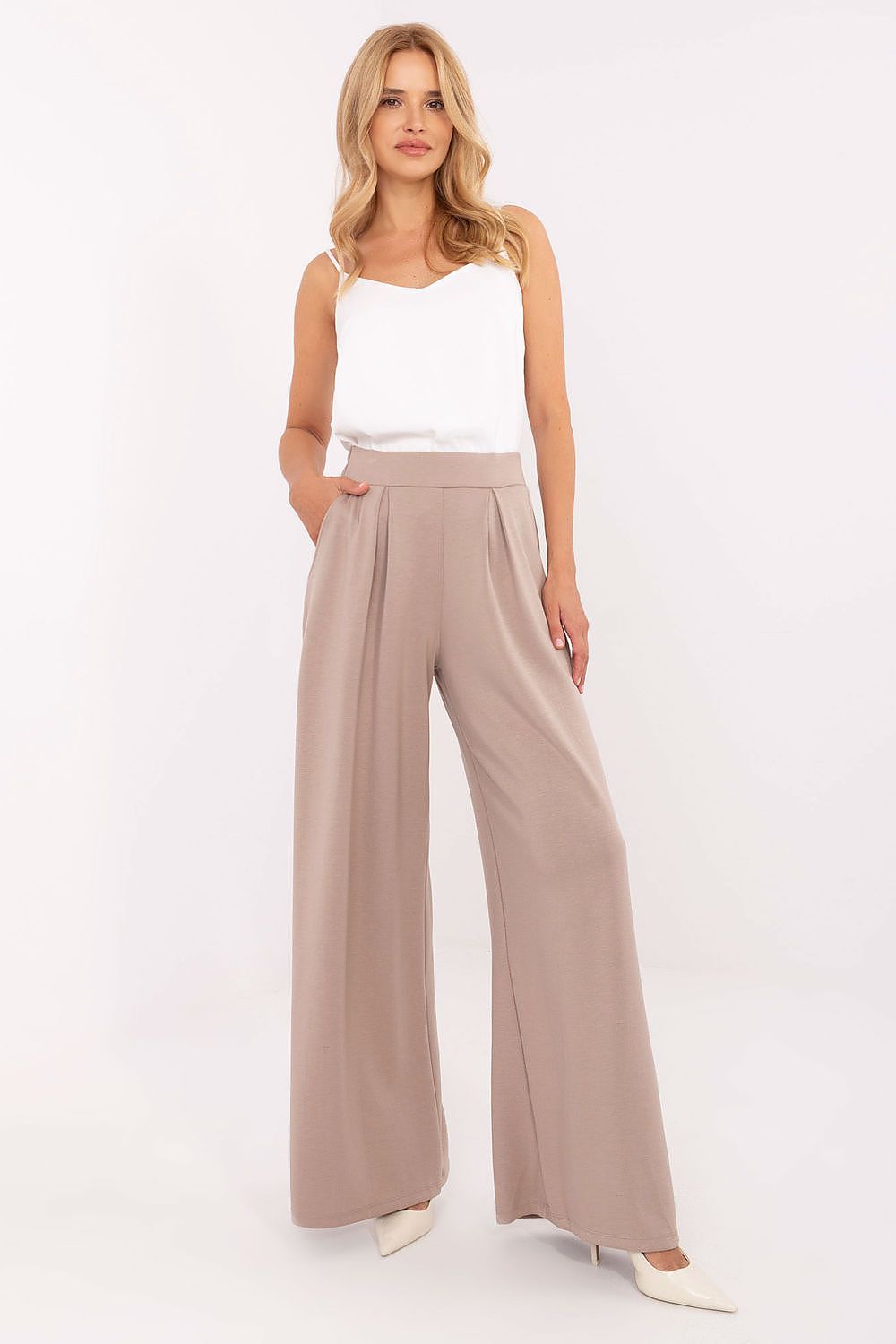 Elegant palazzo-style tracksuit trousers in sizes eu 0-4 ...