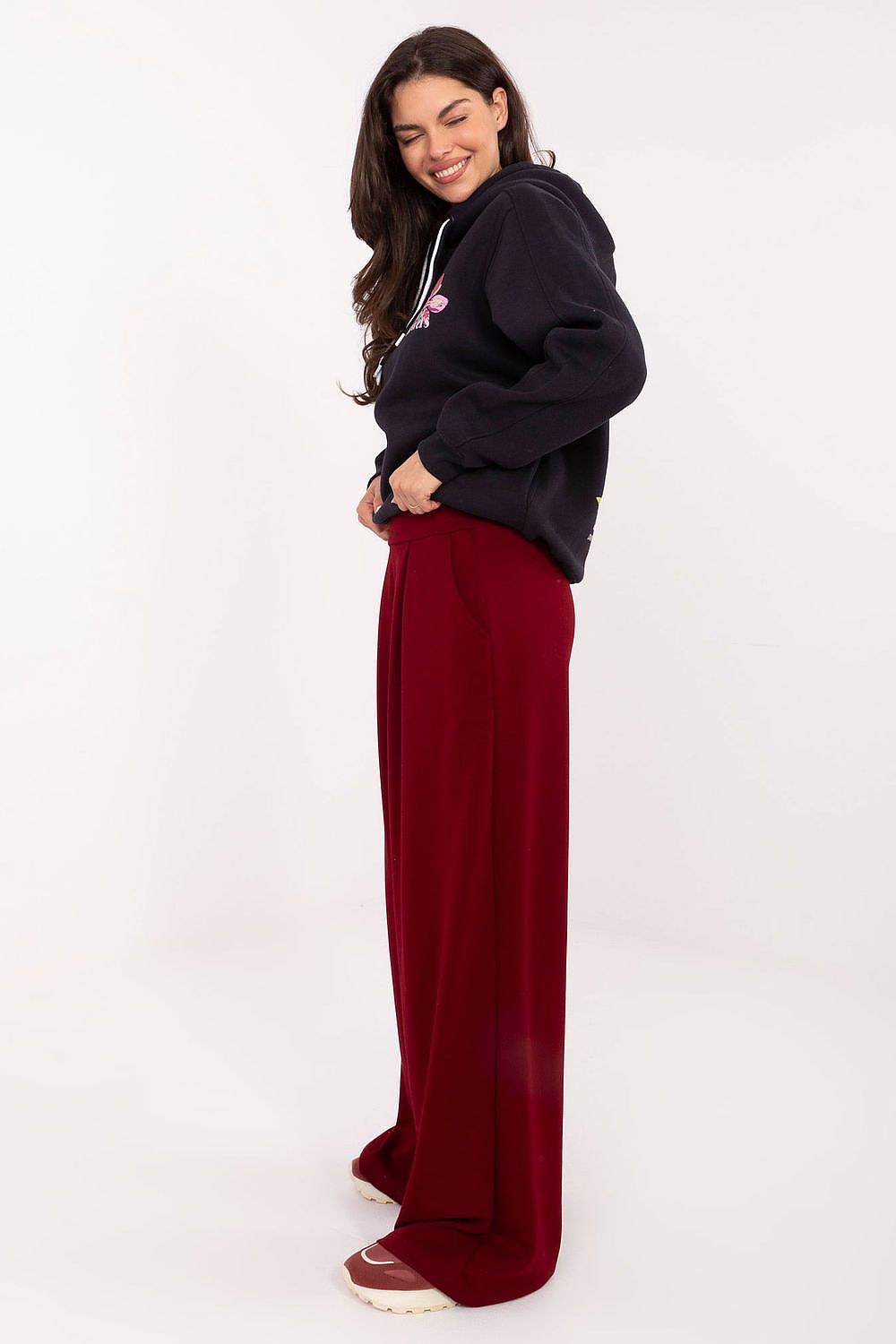 Elegant palazzo-style tracksuit trousers in sizes eu 0-4 ...