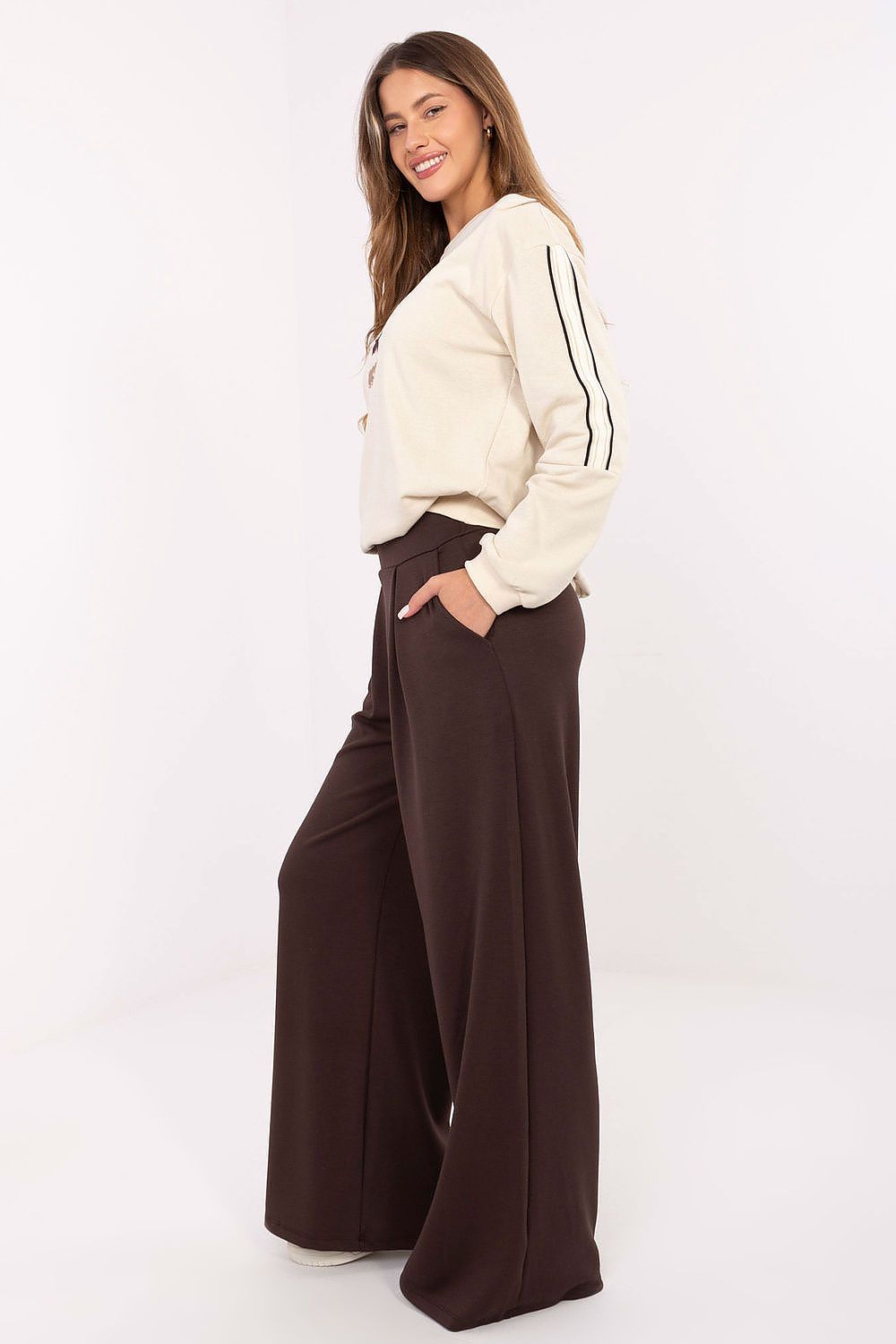 Elegant palazzo-style tracksuit trousers in sizes eu 0-4 ...