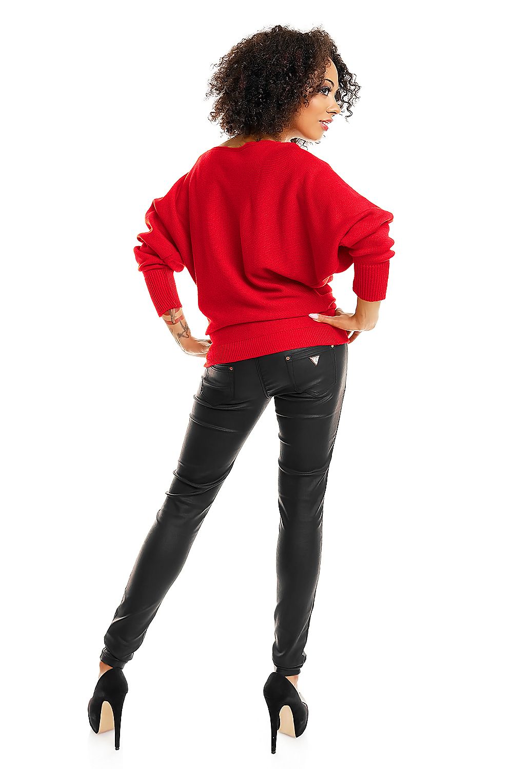 Chic Oversized Kimono Sweater with Boat Neckline by PeeKaBoo - Soft Acrylic, Bat Style, Flattering Fit
