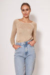 Heart-Shaped Premium Quality Sweater by MKM - Thin, Warm with Slim Sleeves in Sizes S to XL